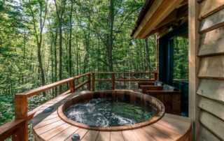 5 Cabañas en los árboles con grandes terrazas -